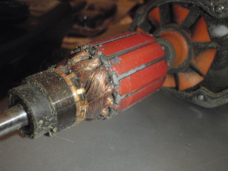 rotor shaft and fan Arbre et ventilation