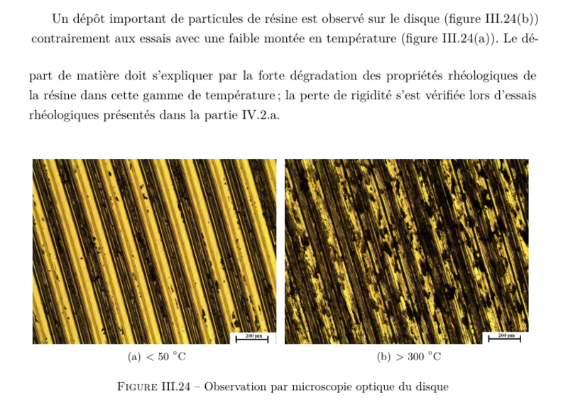 Tribologie appliquée au freinage