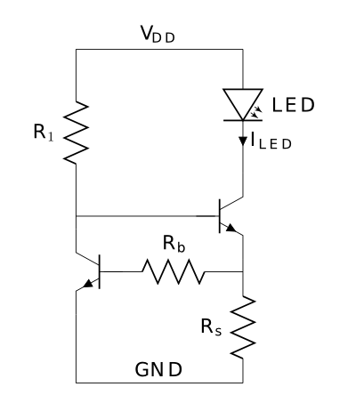 constant current driver schematics Charge à courant constant