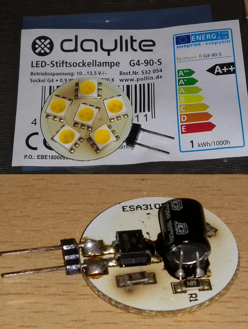 used Pollin DAYLITE G4-90-S LEDs LEDs Pollin DAYLITE G4-90-S utilisées