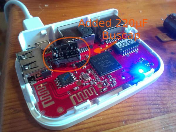 Nexx WT3020 added capacitor Nexx WT3020 added capacitor