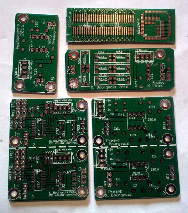 cut PCBs PCBs découpés