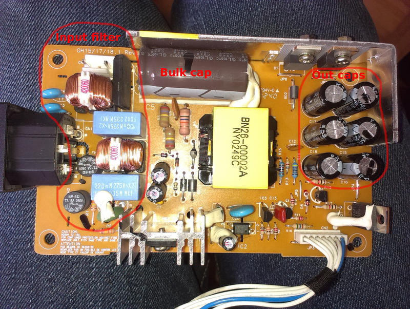 Syncmaster 15 PSU board img