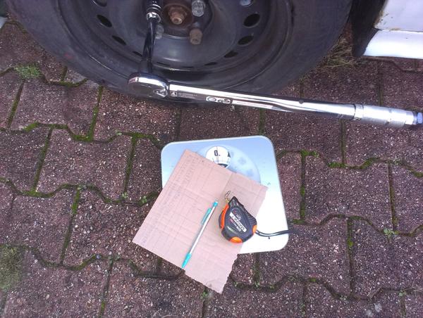 torque measuring setup Mesure de couple
