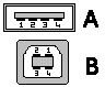USB pinouts board side USB pinouts : board side