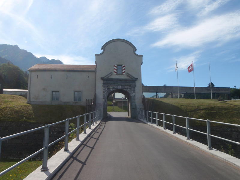 Old military base at the border