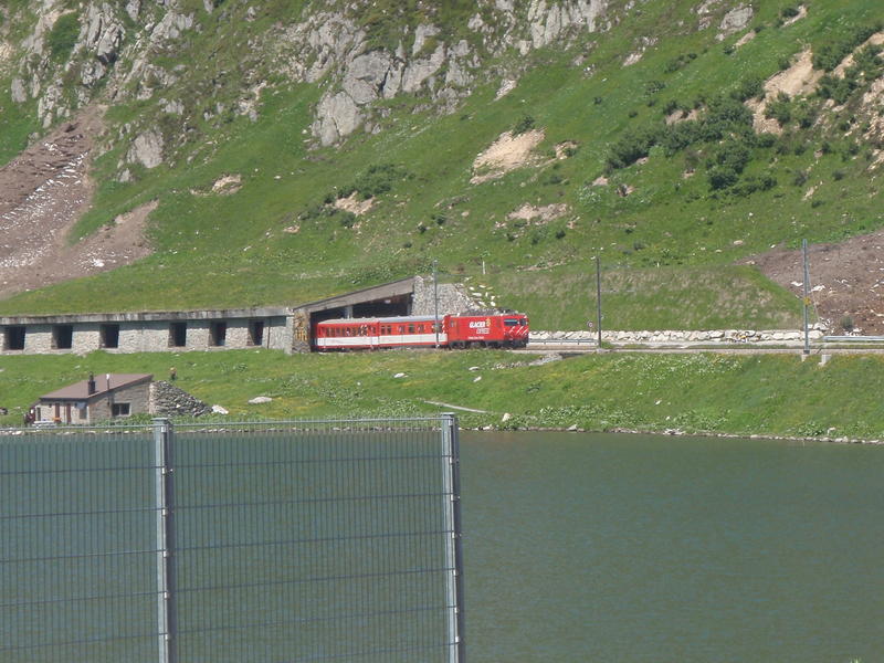 MGB train between Andermatt and Disentis