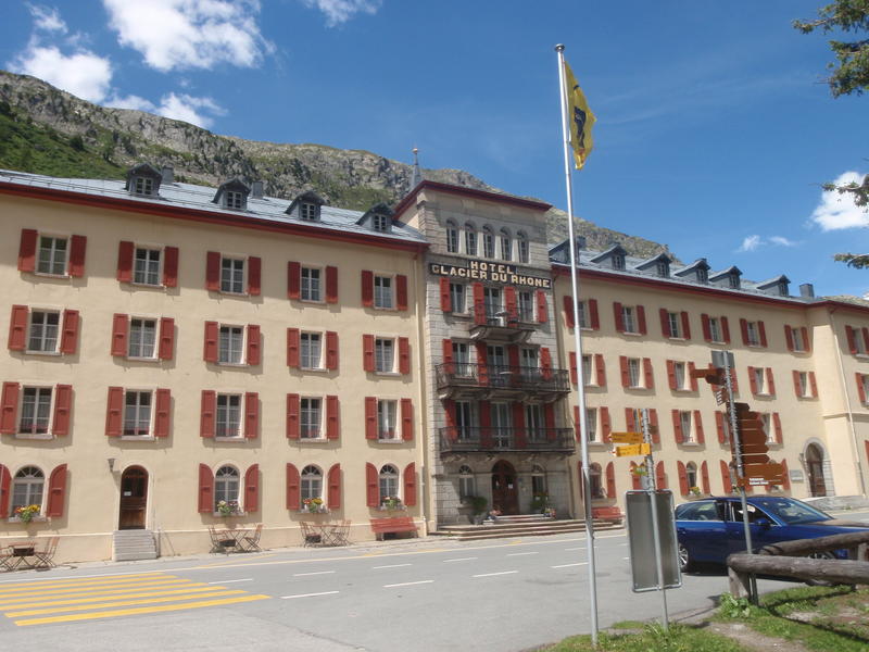 Hôtel du Rhône in Gletsch