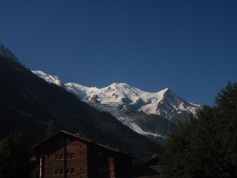 Mont-Blanc range, from Chamonix