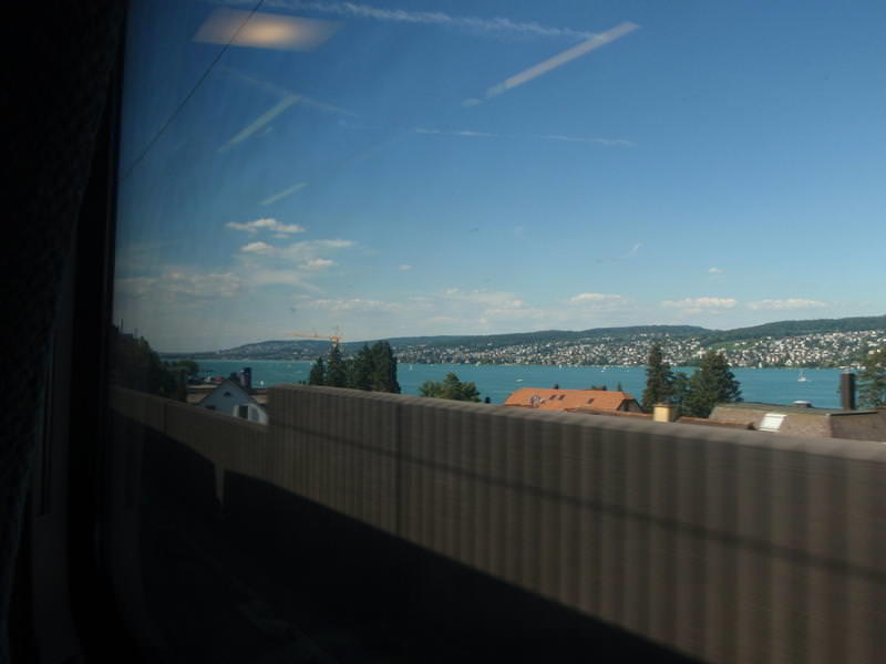 Lake Zürich, seen from Pfäffikon (CH/SZ)