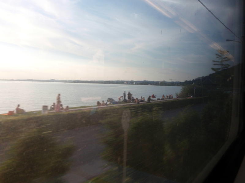 Bodensee shore in Bregenz (AT/B)