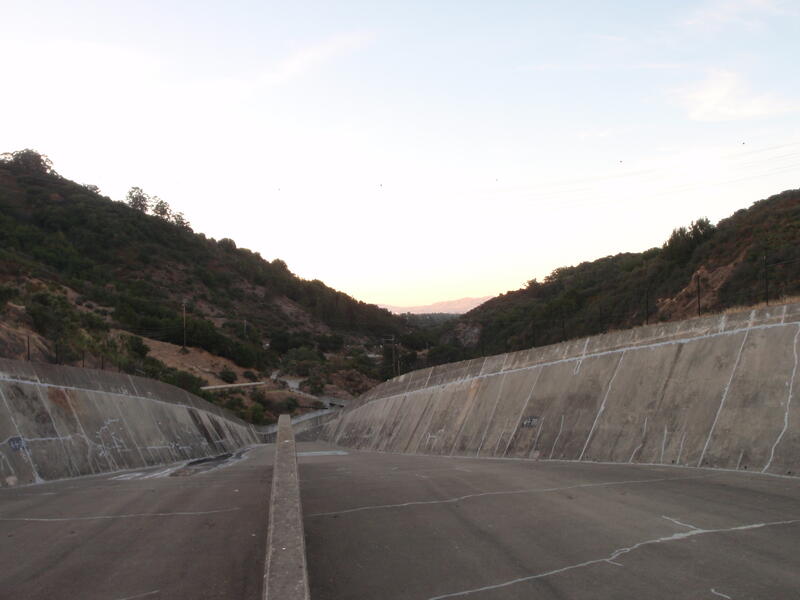 Trop-plein du lac de Los Gatos