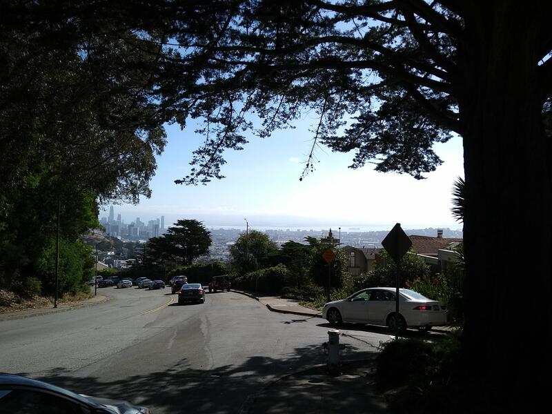 Vue de Twin-peaks à San Francisco