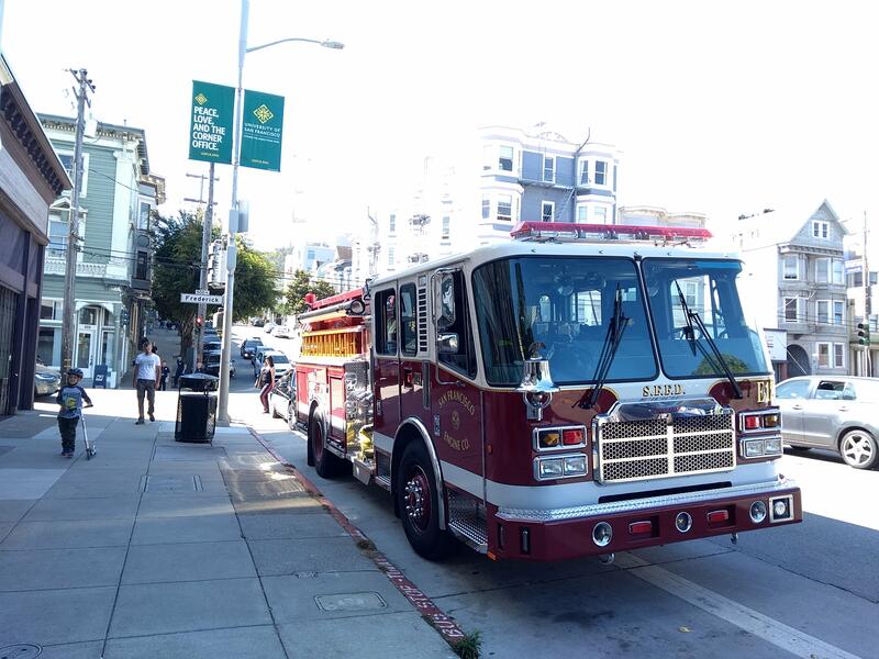 Camion de Pompier à San Francisco