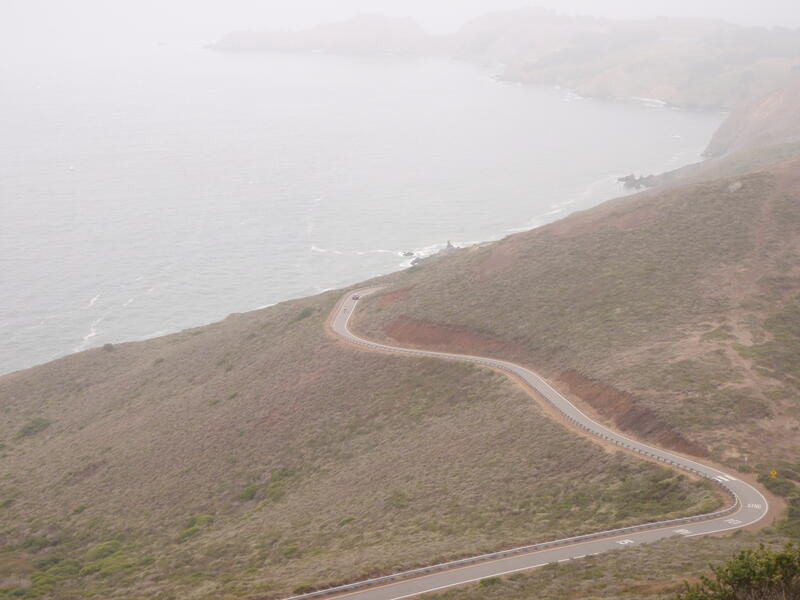 Route vers la côte