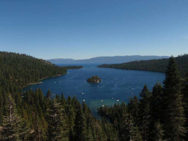 Fannette Island, dans une baie sur le lac Tahoe