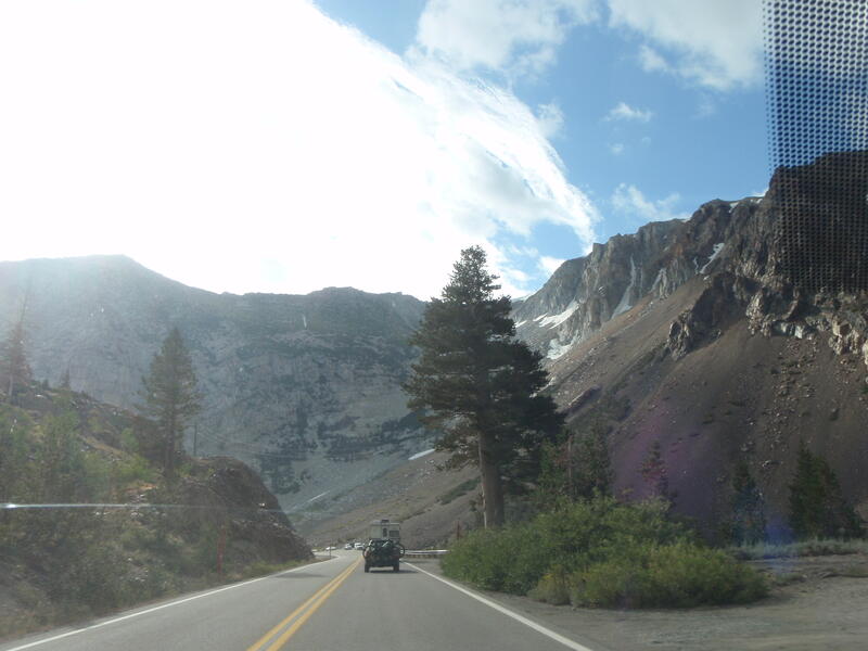 Descente du col de Tioga