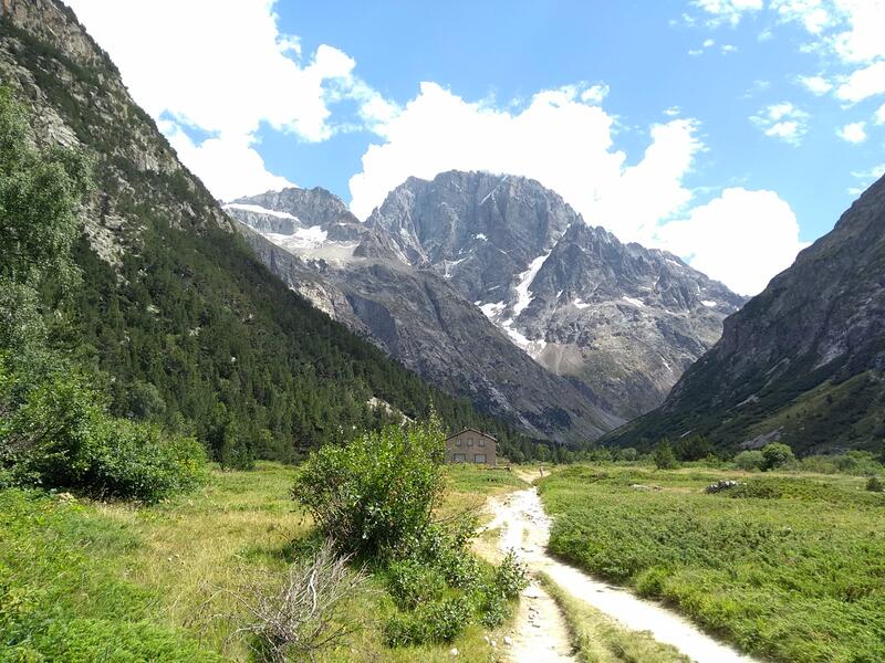 L’Ailefroide depuis le refuge du carrelet