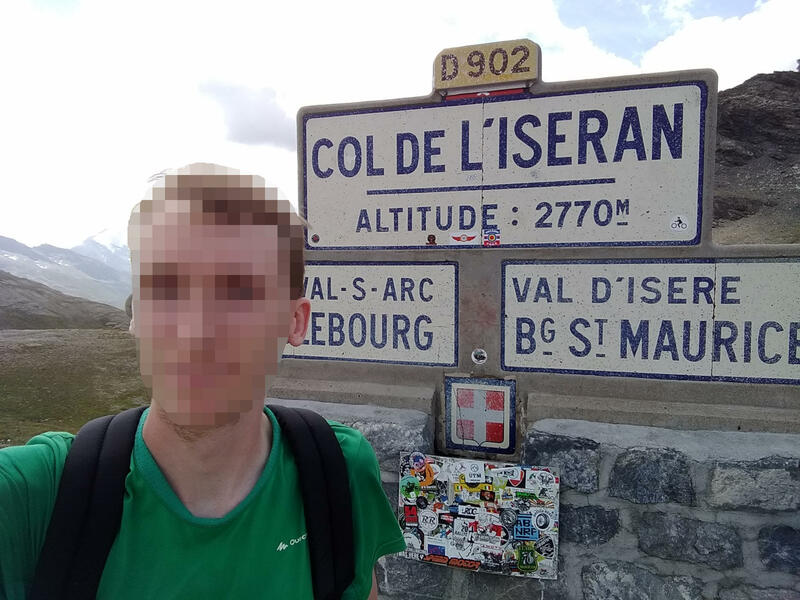 Col de l’Iseran sans problème en tacot