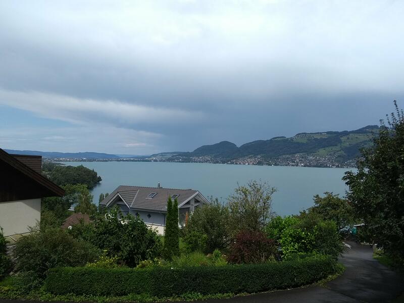 Thunersee depuis la colline de Spiez