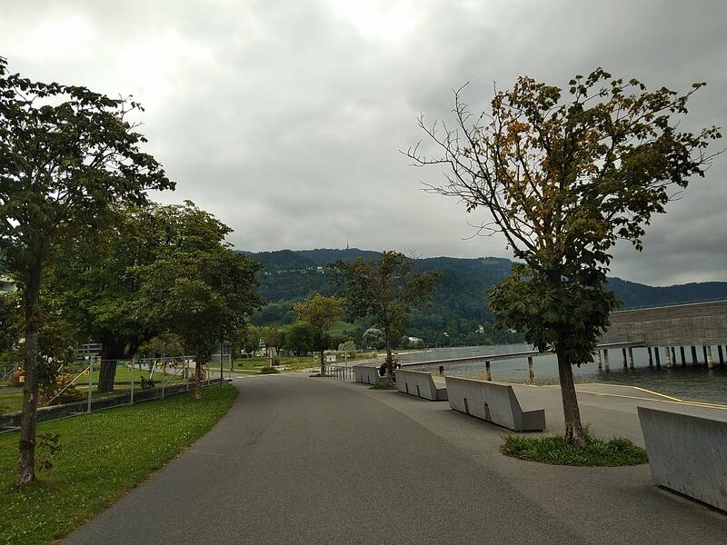 Bodensee et Pfänder brumeux