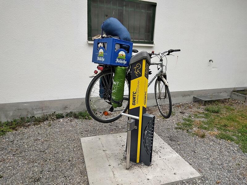 Seule crevaison du voyage