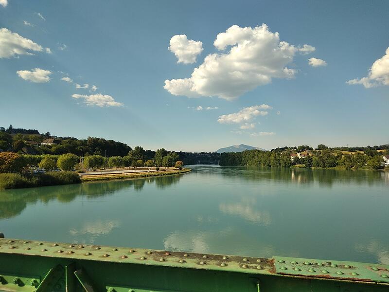 Traversée du Rhône à Seyssel