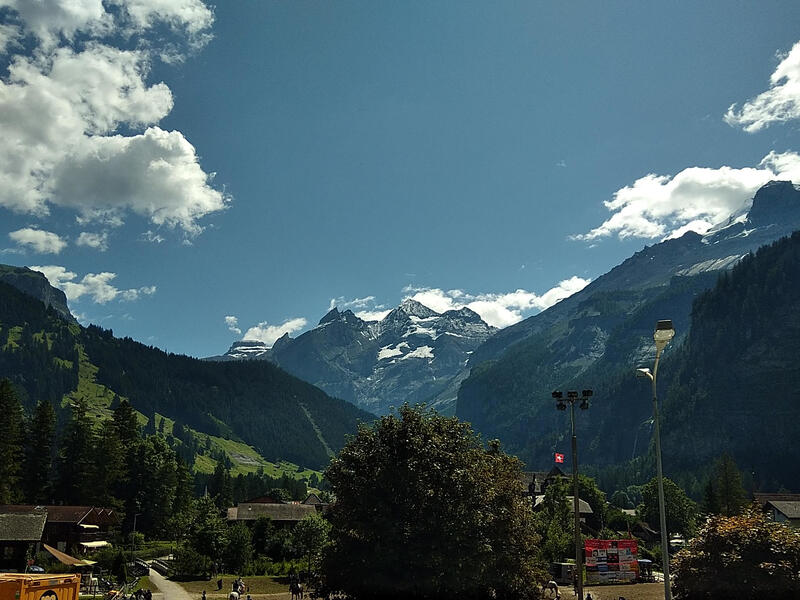 Blümlisalphorn from Kandersteg
