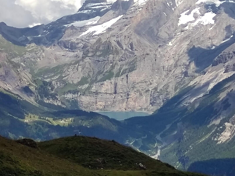 Oeschinensee from the other side of the Kandertal