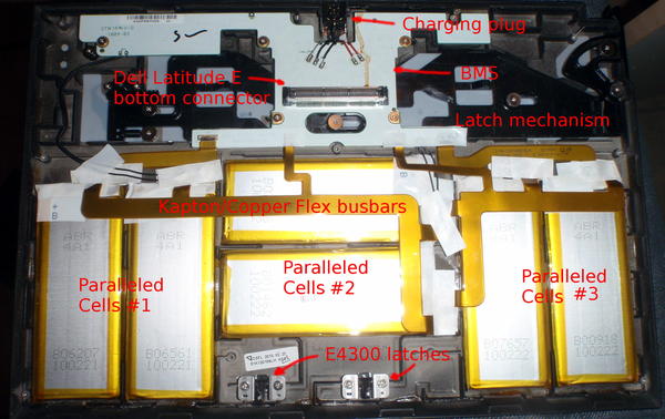 Dell HW900 teardown Batterie Dell HW900 : démontage