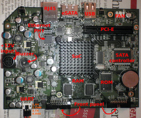 Nuuo NVRmini motherboard Carte-mère Nuuo NVRmini